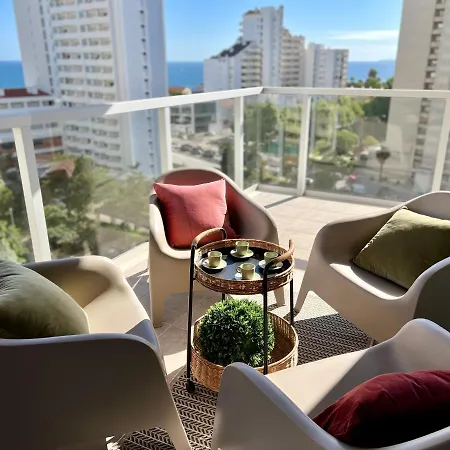 Mcrame Design Sea View, Beachfront, Swimming Pool, 2bdr, 2bar, 6 Pax, Da Rocha Apartment