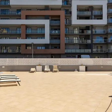 Mcrame Design Sea View, Beachfront, Swimming Pool, 2bdr, 2bar, 6 Pax, Da Rocha * Portimão