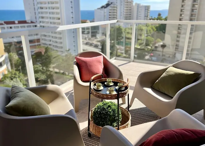 Mcrame Design Sea View, Beachfront, Swimming Pool, 2bdr, 2bar, 6 Pax, Da Rocha Appartement