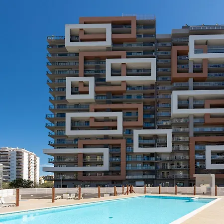 Mcrame Design Sea View, Beachfront, Swimming Pool, 2bdr, 2bar, 6 Pax, Da Rocha Apartament Portimão